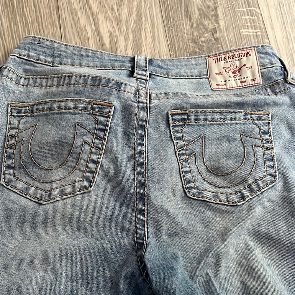 True Religion Light Wash Denim Jeans
